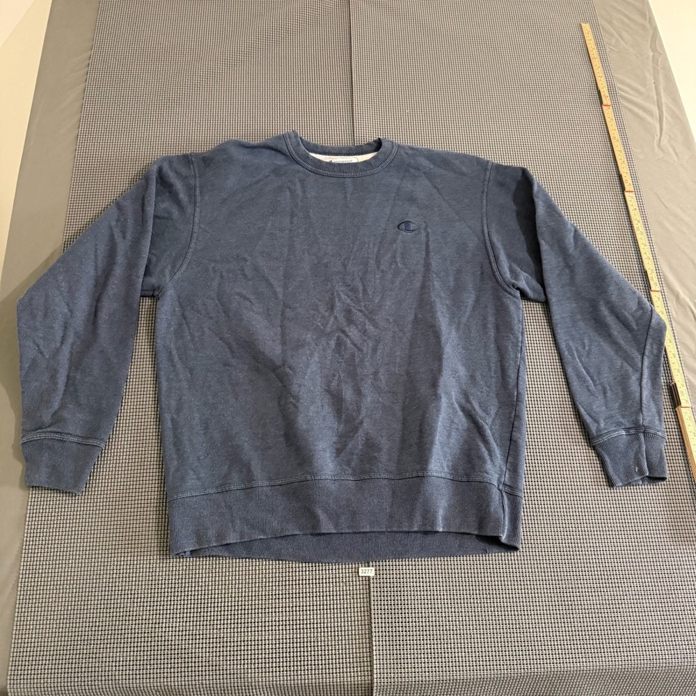 Champion Mens Blue Crewneck Sweatshirt Size L